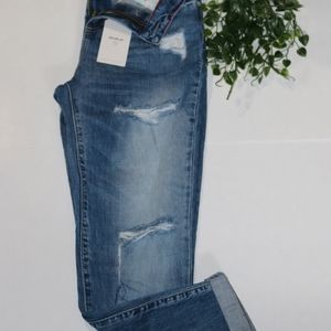 Cello Distressed Girlfriend Jeans